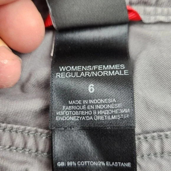 The North Face Noble Stretch Capri Womens Gray Size 6 Casual Outdoor UPF 30 - Picture 3 of 7